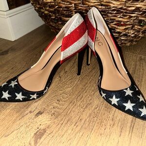 Patriotic Star-Studded Heels